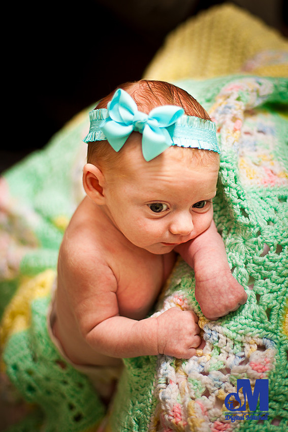 baby and blanket