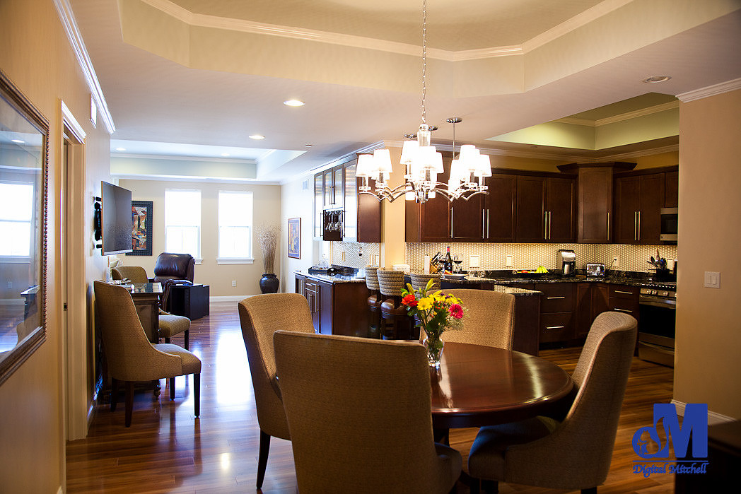 photograph of the kitchen