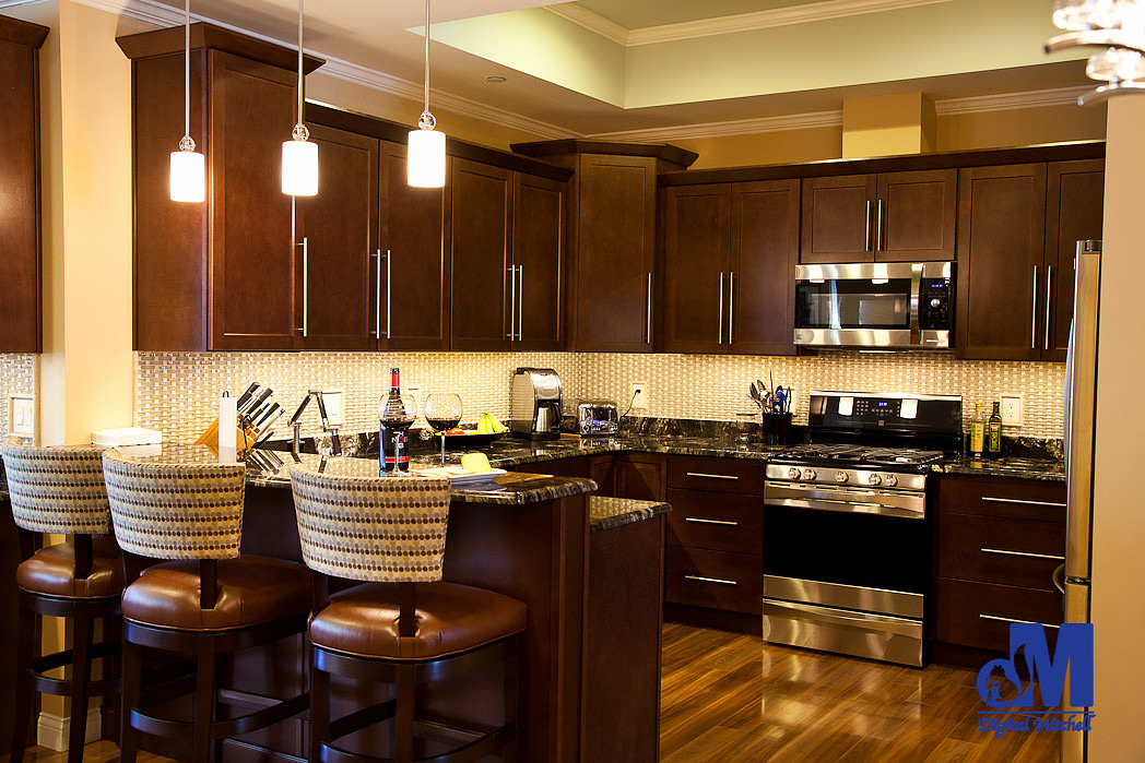 photograph of the main kitchen