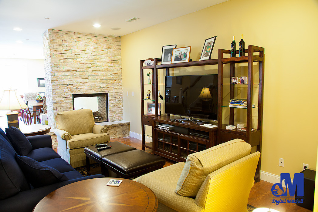 photograph of the family room