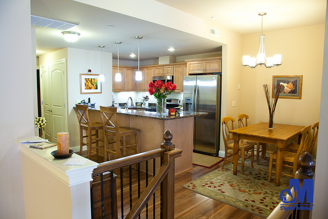 photograph of the kitchenett