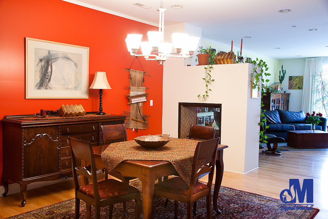 photograph of the red room