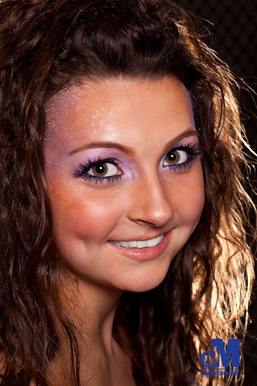 head photo of Madison with backlight