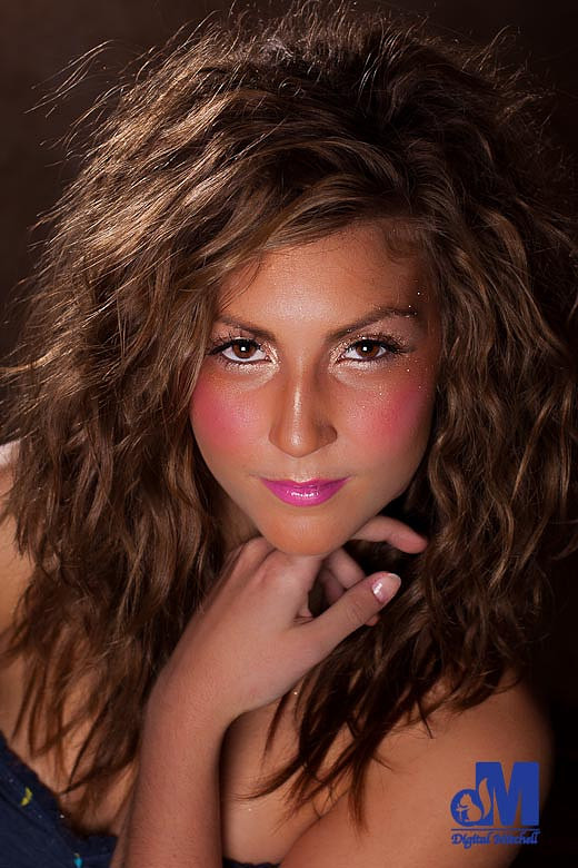 head shot of Emily with hand
