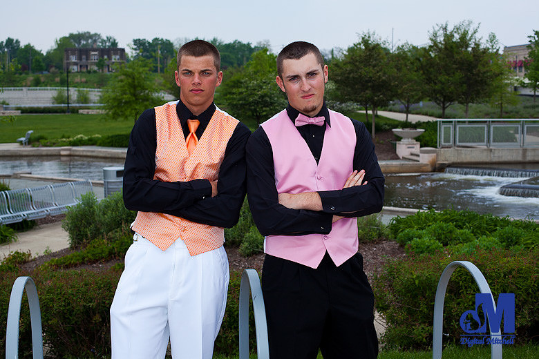 Prom guy vests photograph