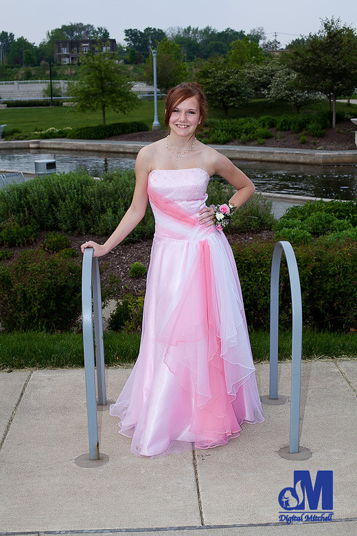 Prom dress pink