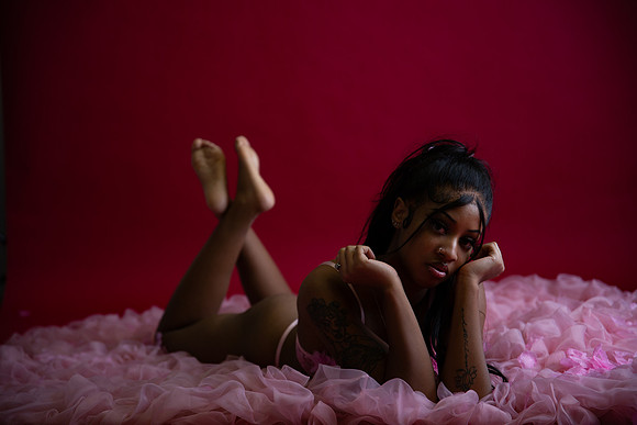 358-Nicole X-Mas n Pink Boudior