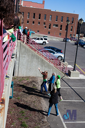 Picture of catching the water balloon