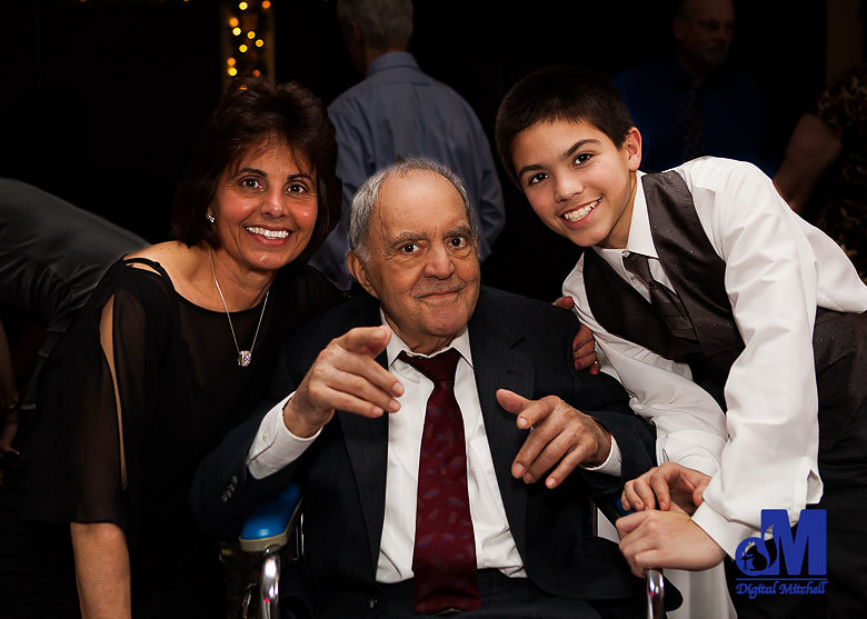 Photograph of Grandfather and family at wedding