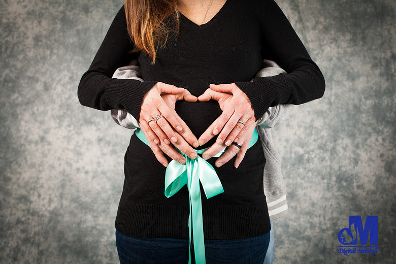 Maternity Photograph with hands
