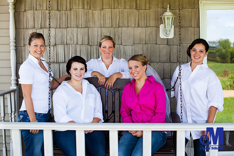 Photograph of bridesmaids