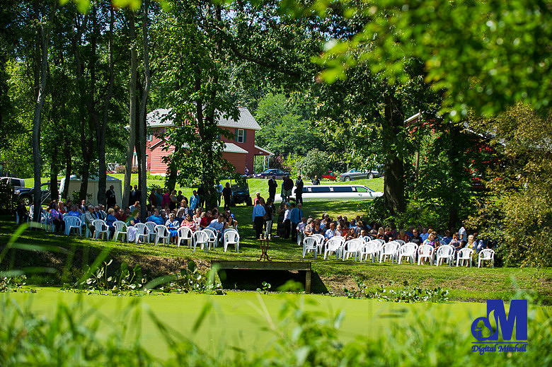 Photograph of wedding setting