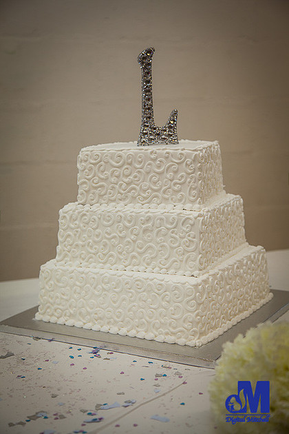 Photograph of the wedding cake