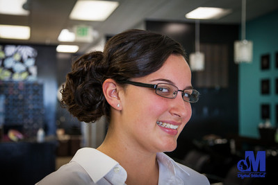 photograph of wedding hair