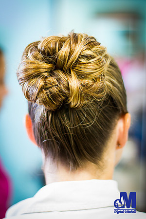 photograph of wedding hair