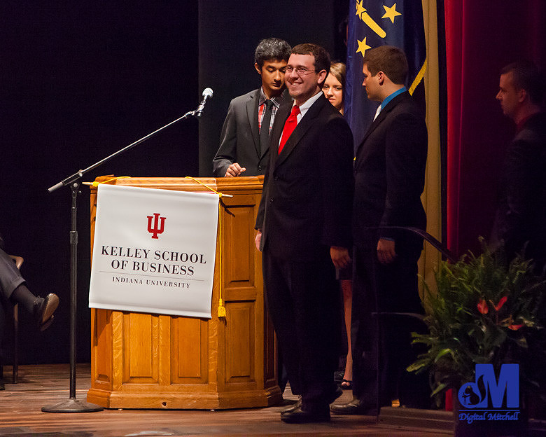 photograph of nephew graduating from business school