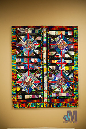 picture of colorful quilt at Elkhart Amazing Race 2014