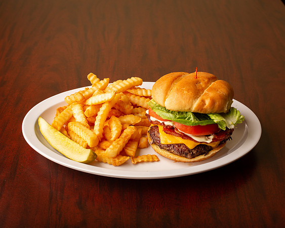 Bacon Cheeseburger with Fries
