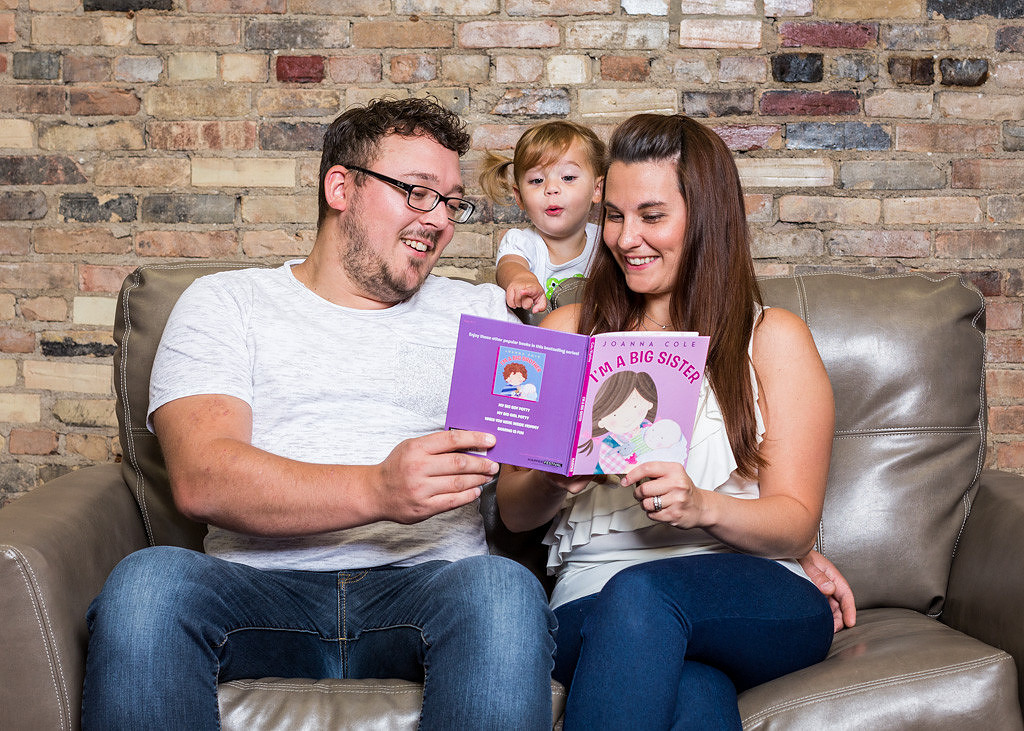picture of child reacting to book