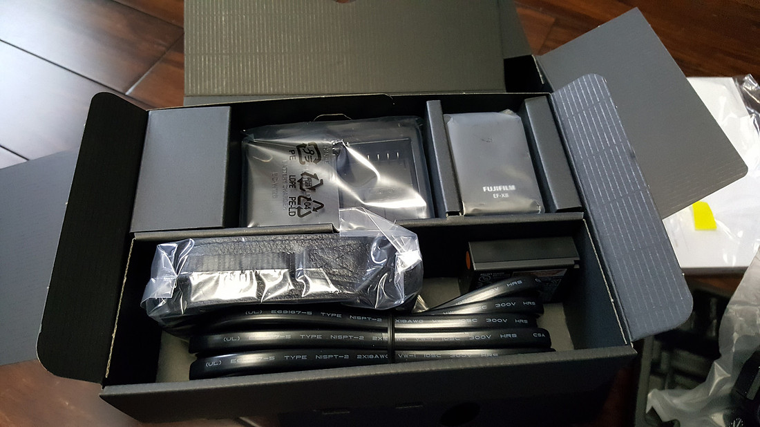 picture of supplies for the Fujifilm XT-2