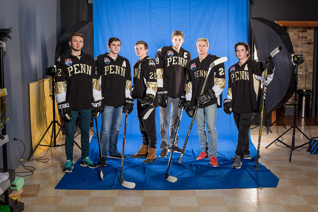 picture of Penn HS hockey seniors