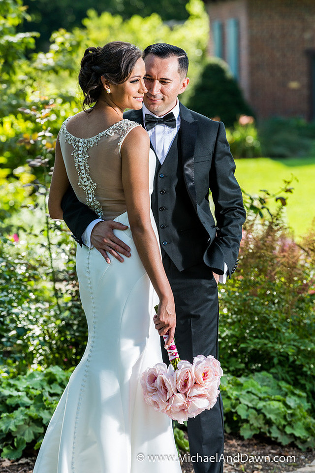 image of groom gazing upon his bride