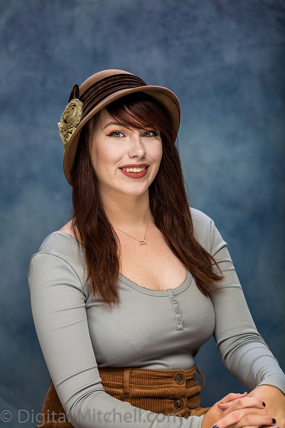 Headshots of a young lady in Elkhart