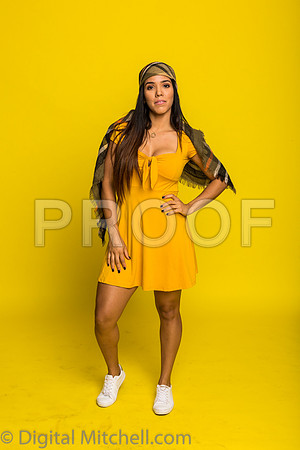 179-4 Girls on Yellow n Red