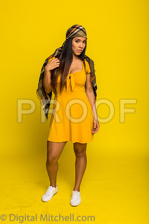 182-4 Girls on Yellow n Red