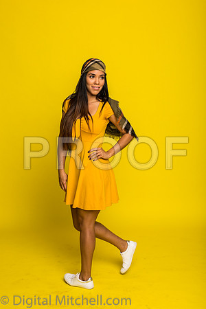 189-4 Girls on Yellow n Red