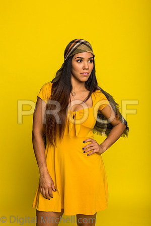 196-4 Girls on Yellow n Red