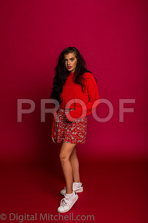 201-4 Girls on Yellow n Red