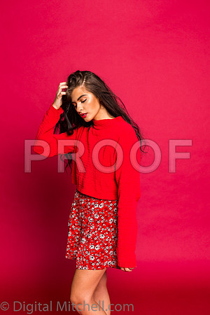 214-4 Girls on Yellow n Red