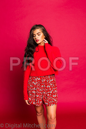 216-4 Girls on Yellow n Red