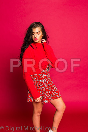 219-4 Girls on Yellow n Red