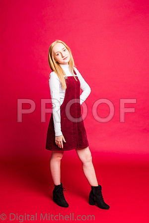 230-4 Girls on Yellow n Red