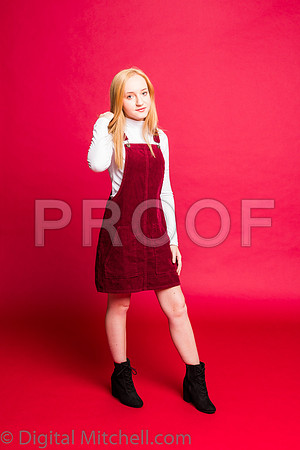 233-4 Girls on Yellow n Red