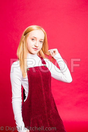 243-4 Girls on Yellow n Red