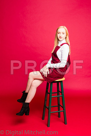 257-4 Girls on Yellow n Red