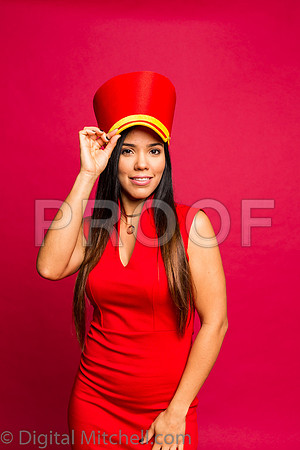 282-4 Girls on Yellow n Red