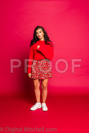 224-4 Girls on Yellow n Red