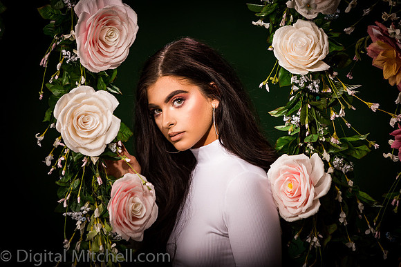 170-Brianne Flower Wall