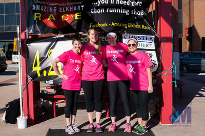 Elkhart Amazing 2014 Race team Pink