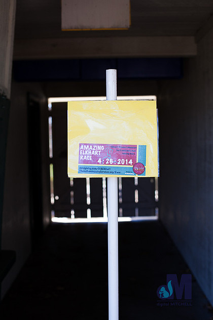 picture of instructions at Ideal Beach during the Elkhart Amazing Race 2014